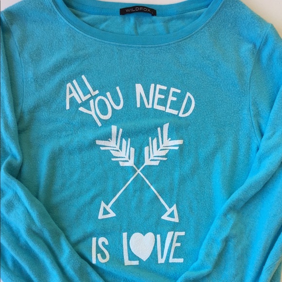 Wildfox Sweaters - 🎉Party Sale🎉 Wildfox “All You Need Is Love”